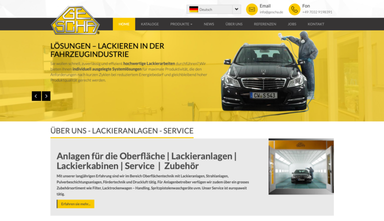 GESCHA Webseite